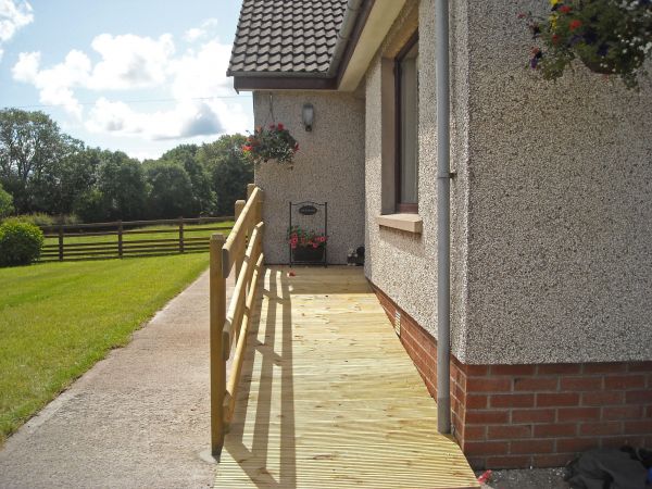 Hardwood Ramp Installation in Mount Vernon