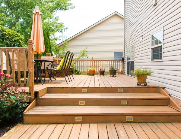 Wooden Patio Installation in Mount Vernon