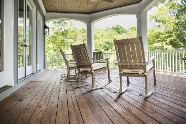 Wooden Porch Construction in Mount Vernon